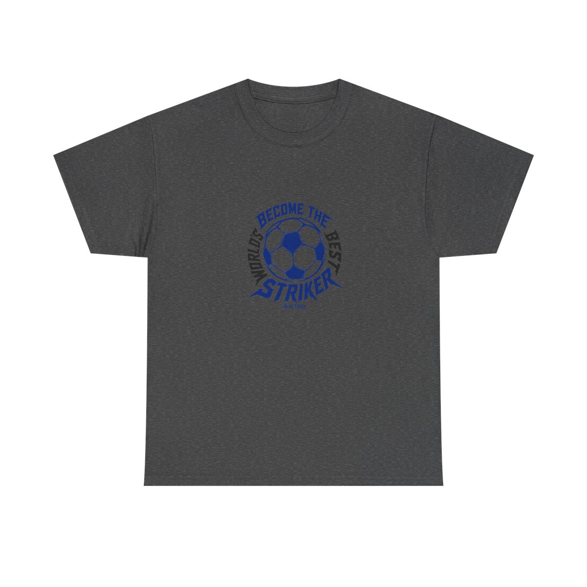 Blue Lock "BECOME THE WORLD’S BEST STRIKER" Unisex Tee - alternate angle 2, merchandise