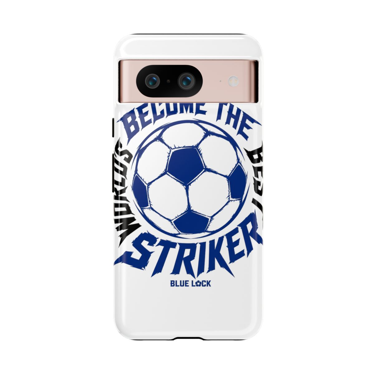 Blue Lock "BECOME THE WORLD’S BEST STRIKER" Phone Case - alternate angle 2, merchandise