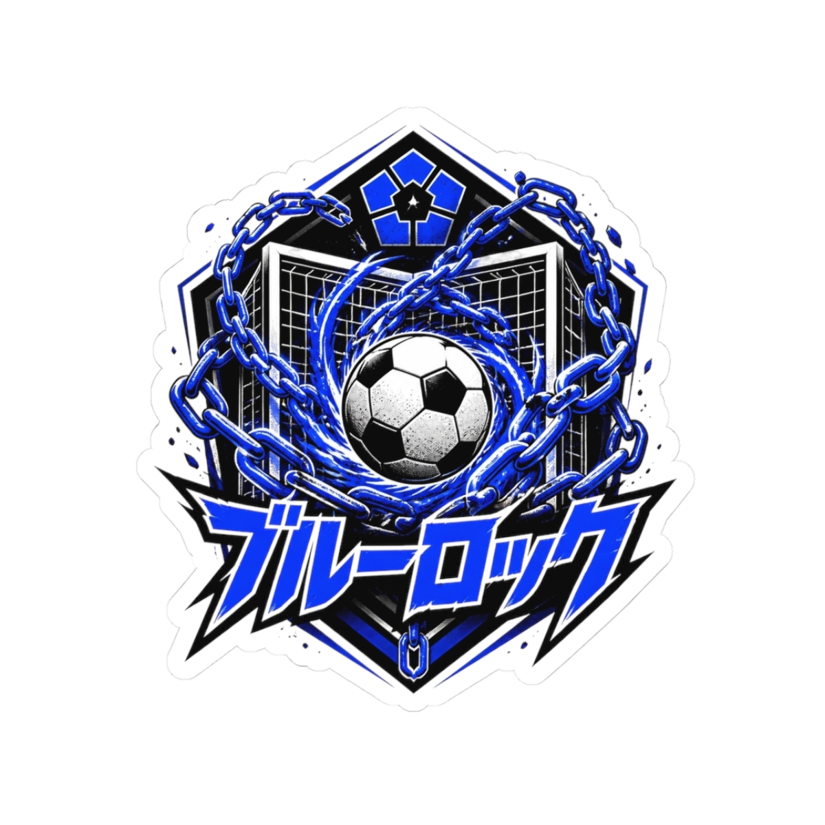 Blue Lock "Blue Lock" Sticker - alternate angle 1, merchandise