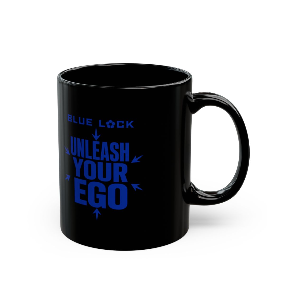 Blue Lock "Unleash Your Ego" Black Mug - Official Mugs & Drinkware merchandise