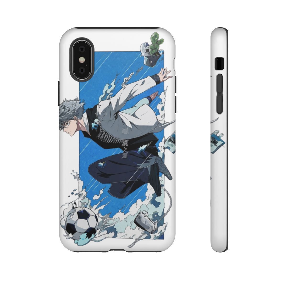 seishirou Nagi from anime blue lock Phone Case - alternate angle 2, merchandise