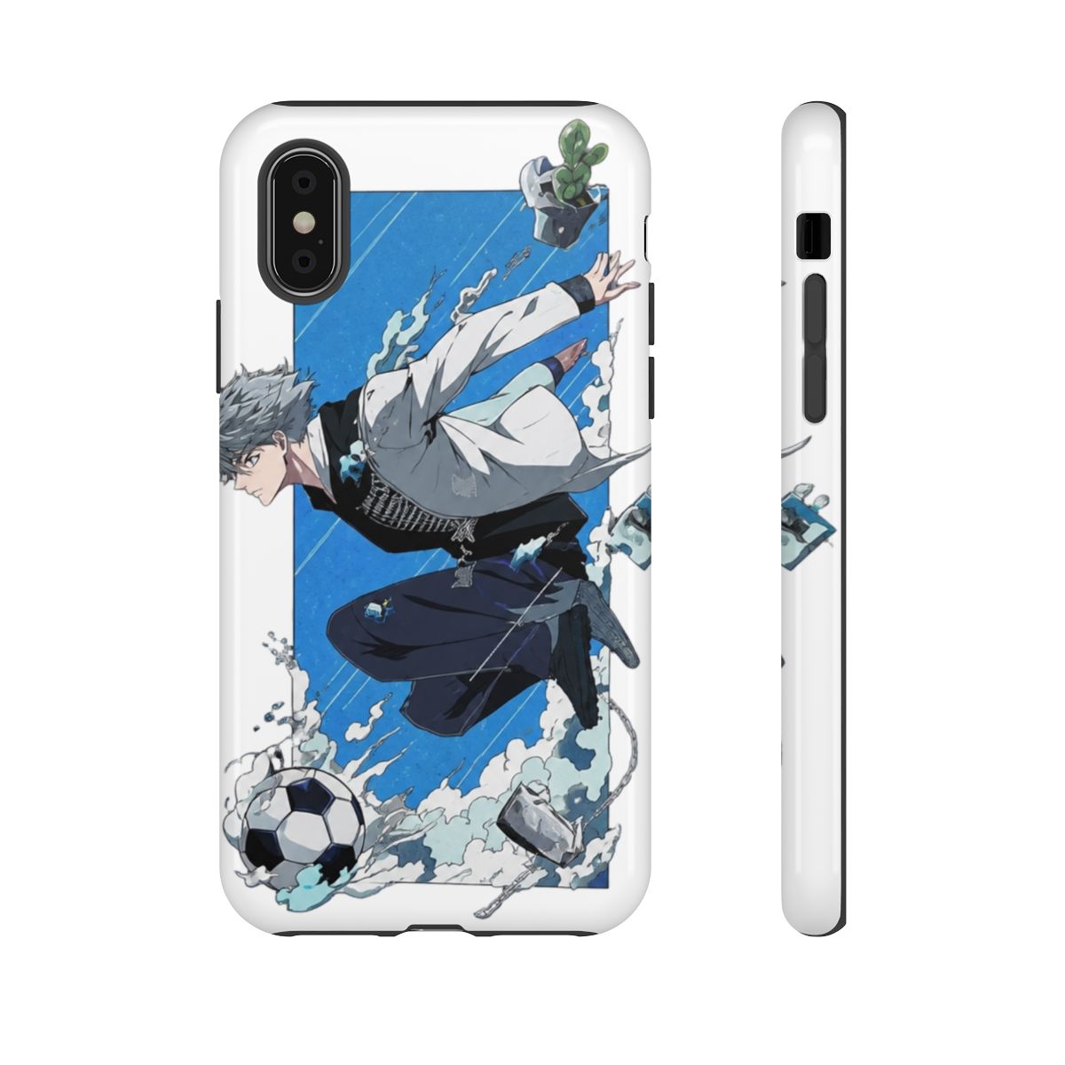 seishirou Nagi from anime blue lock Phone Case - alternate angle 4, merchandise