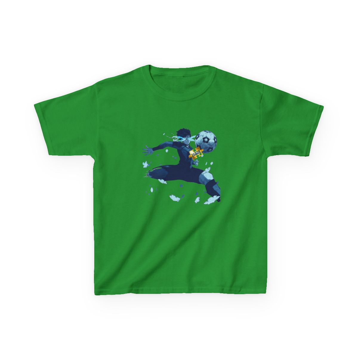 Isagi Yoichi - Blue Lock Kids T-Shirt - alternate angle 2, merchandise