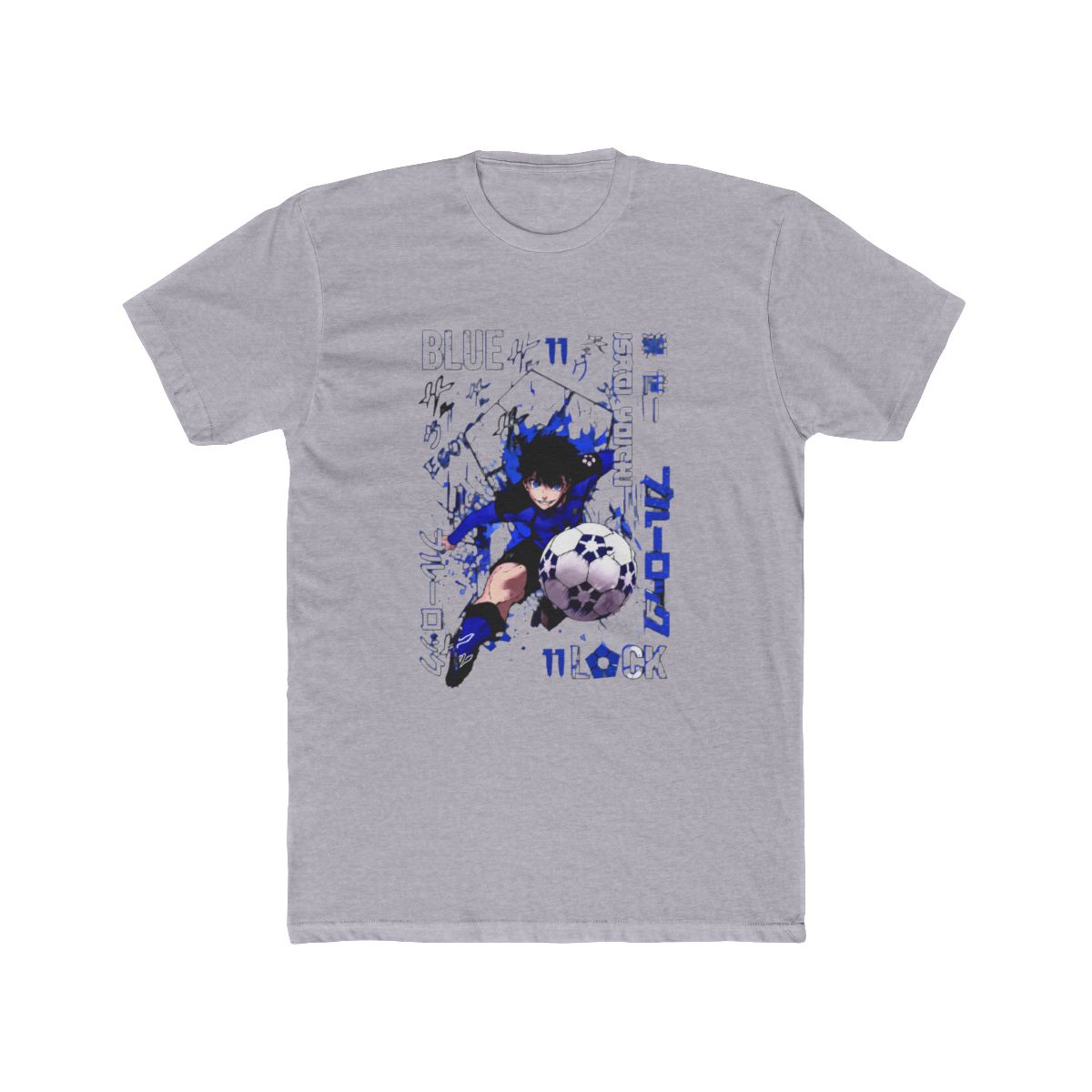 Blue Lock Isagi Yoichi Anime Manga Soccer Fan T Shirt - alternate angle 5, merchandise