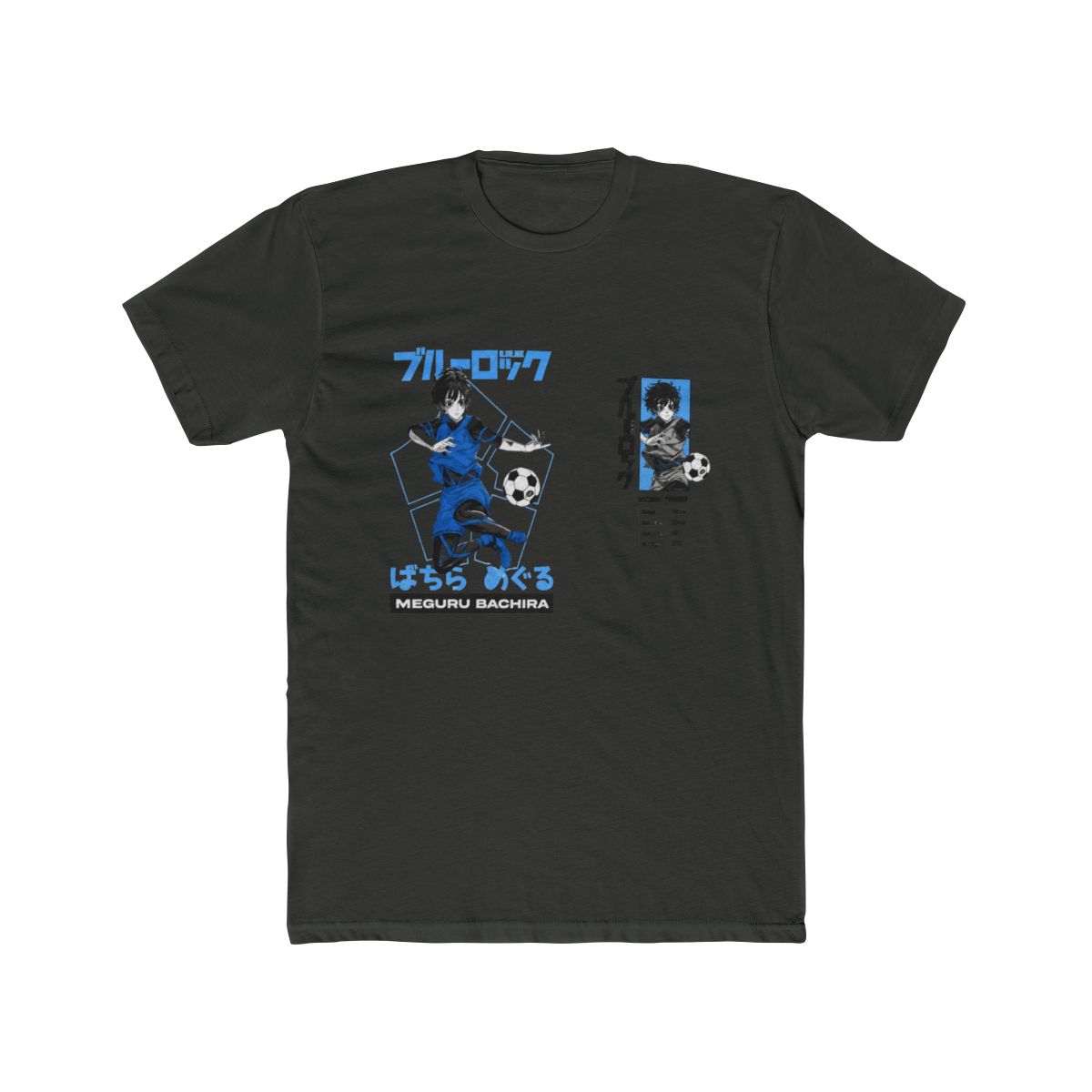 BLUE LOCK - Meguru Bachira Profile Short Sleeve T Shirt - alternate angle 2, merchandise