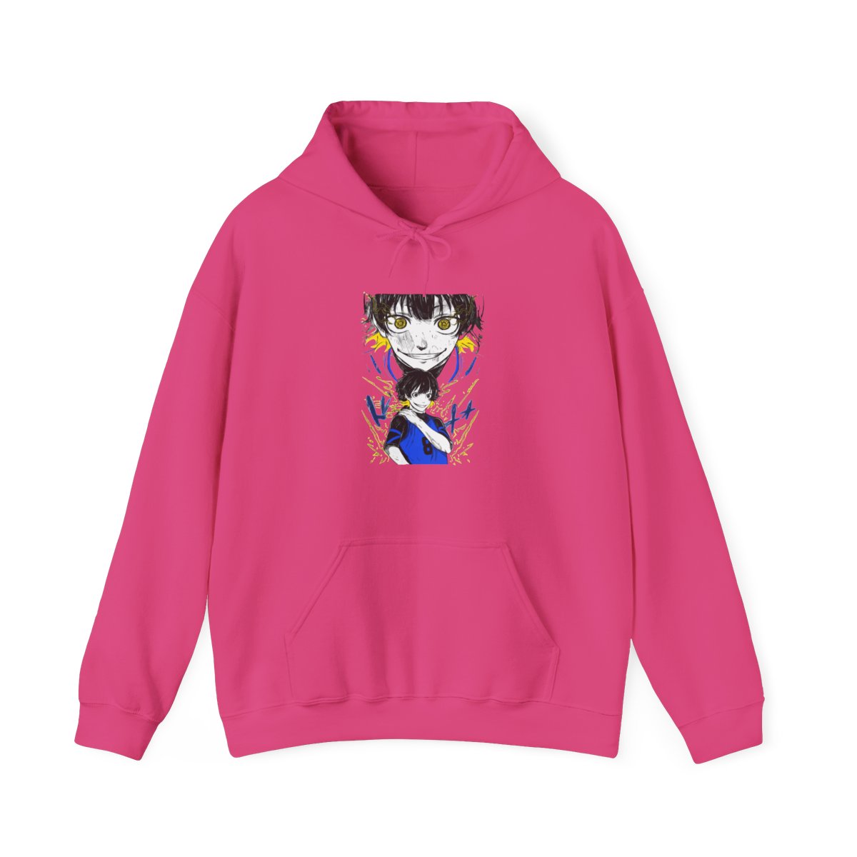 Bachi Hoodie Blue Lock Intense Yellow Eyes Stare Down - Official Hoodies merchandise