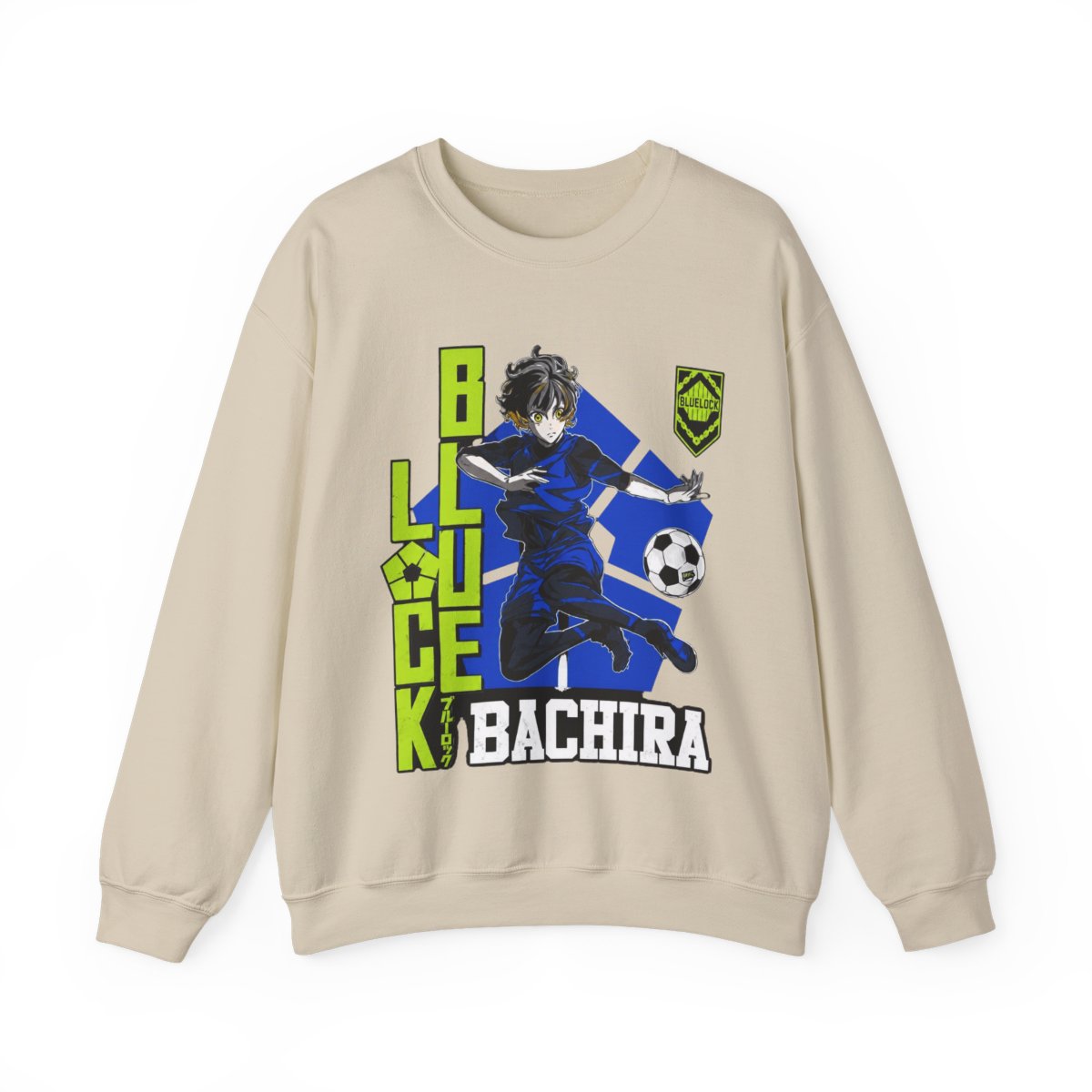 BLUE LOCK - Bachira Jersey Crew Hoodies - Crunchyroll Exclusive - alternate angle 4, merchandise
